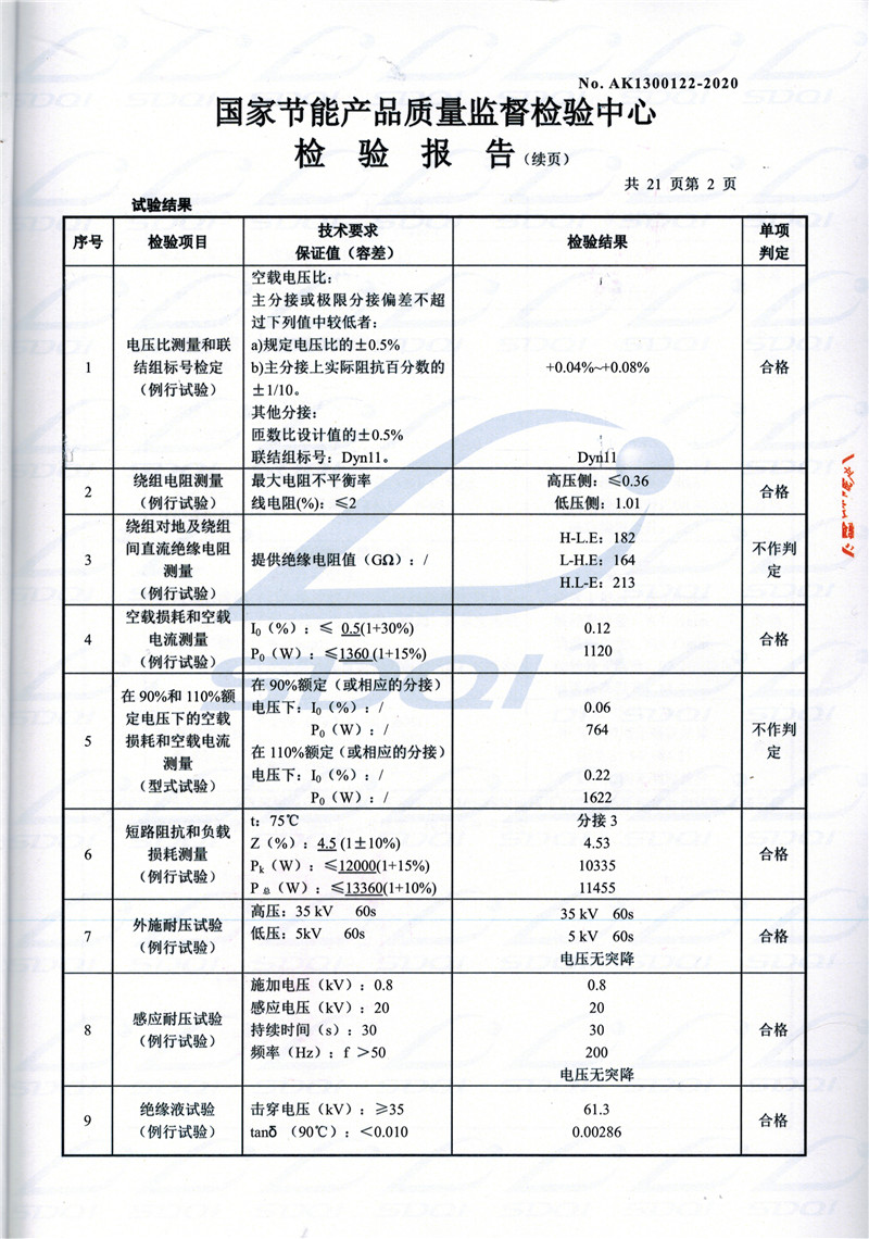 高低压试验报告-S11-1250夏县夏县夏县油浸式变压器-2.jpg